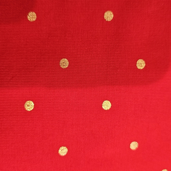 OBO EUC Mini Biden Red/Gold Leggings Size 5 - Picture 3 of 5
